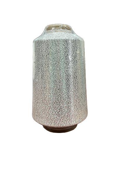 Bobine de fil lurex argent