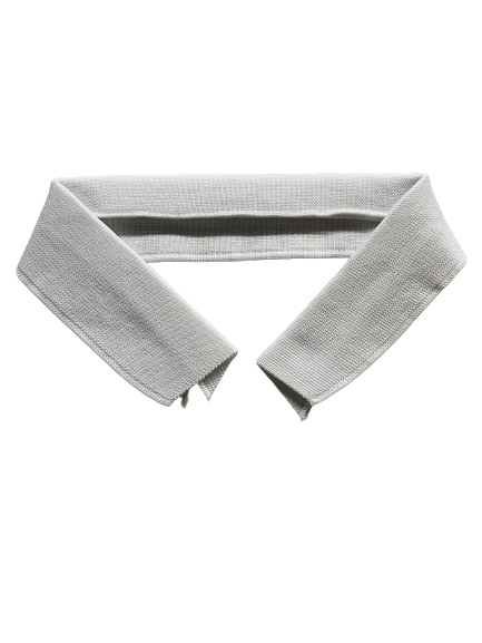 Col pour polo blanc