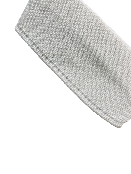 Col pour polo blanc zoom