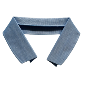 Col pour polo bleu ciel