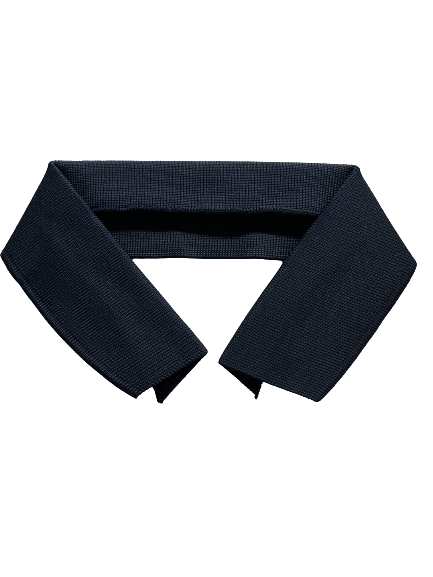 Col pour polo bleu marine