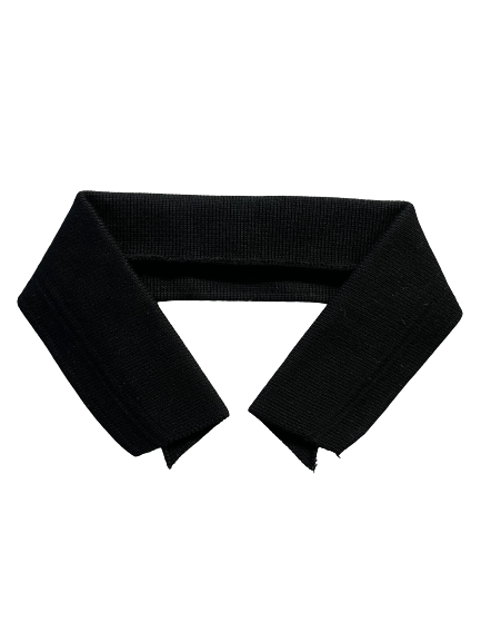 Col pour polo noir ottoman