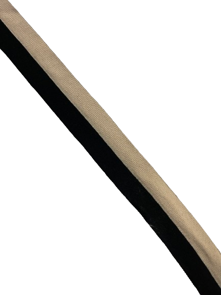 Bande intarsia beige et noire