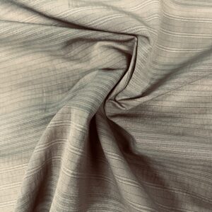 Tissu coton taupe rayures