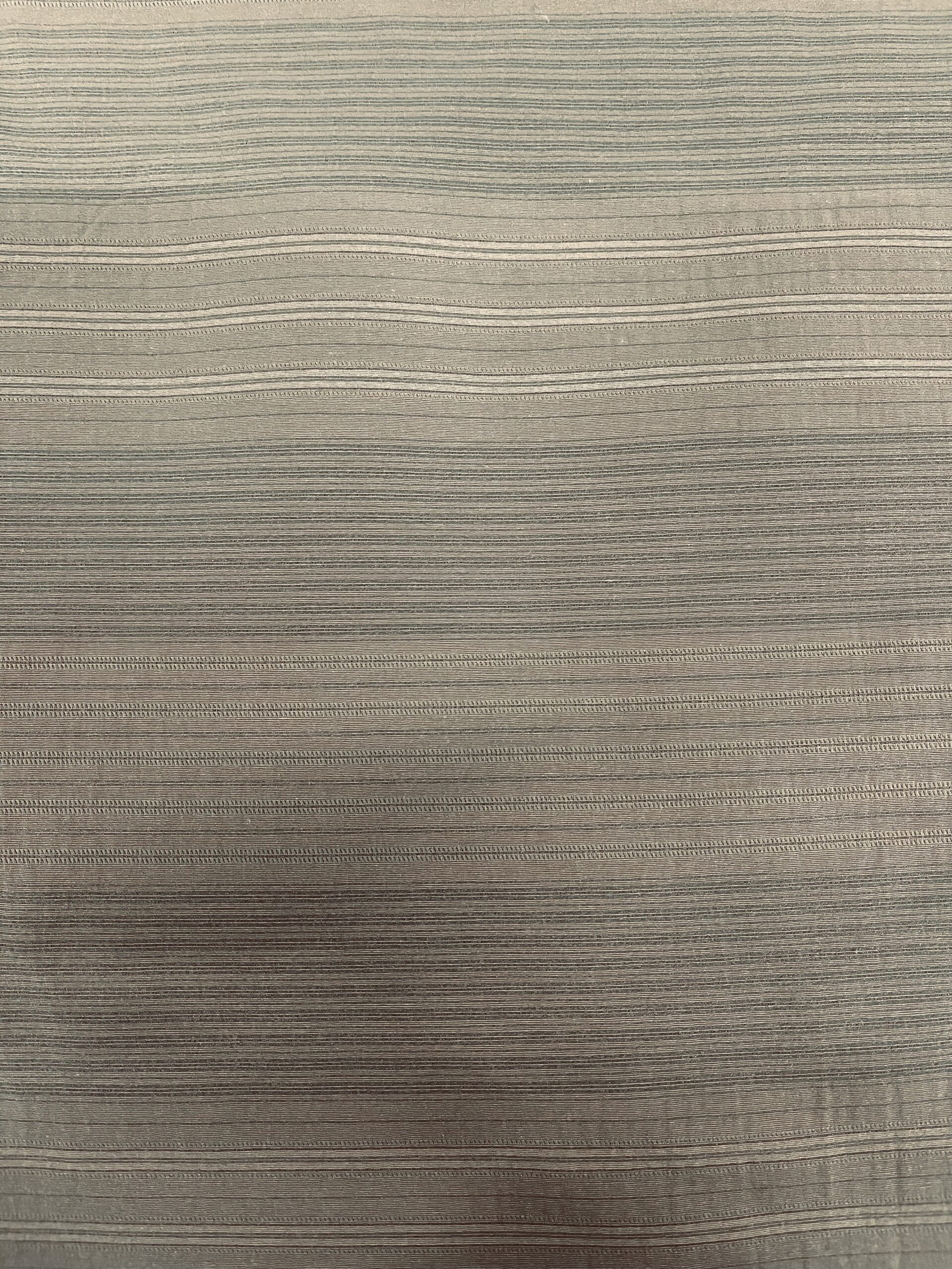 Tissu coton taupe rayures
