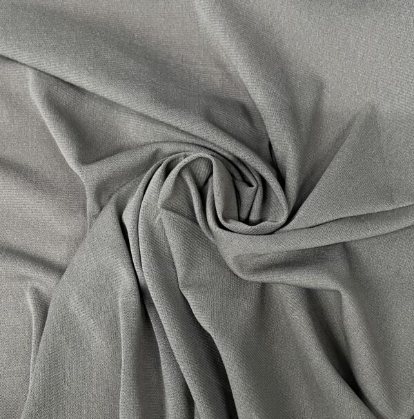 Voile taupe polyester uni