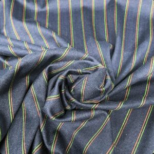 Tissu jersey épais rayé